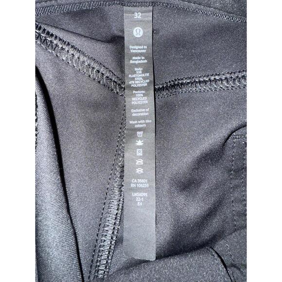 Lululemon ABC 5 Pocket Slim-Fit Pant Black 31x29 - Picture 3 of 4